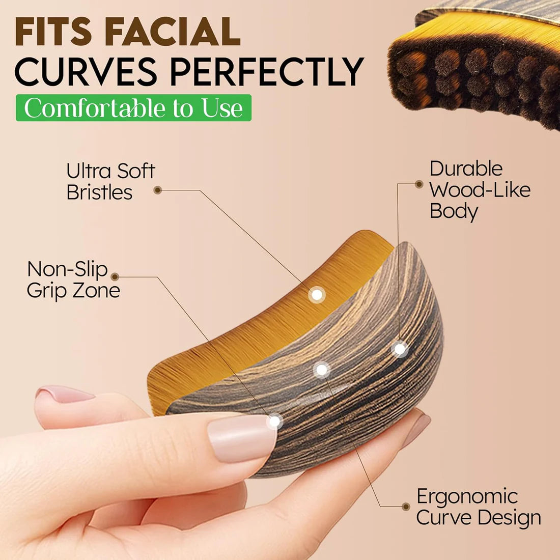 FemLuxe Lymphatic Contour Face Brush